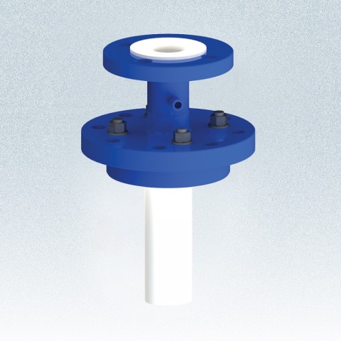 Pescanti / Diffusori , Tubazioni in acciaio rivestito in PTFE, PFA, PP e PVDF Protef / 1