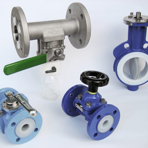 Valvole per fluidi corrosivi Flowtef, spie visive e sistemi di prelievo / 6